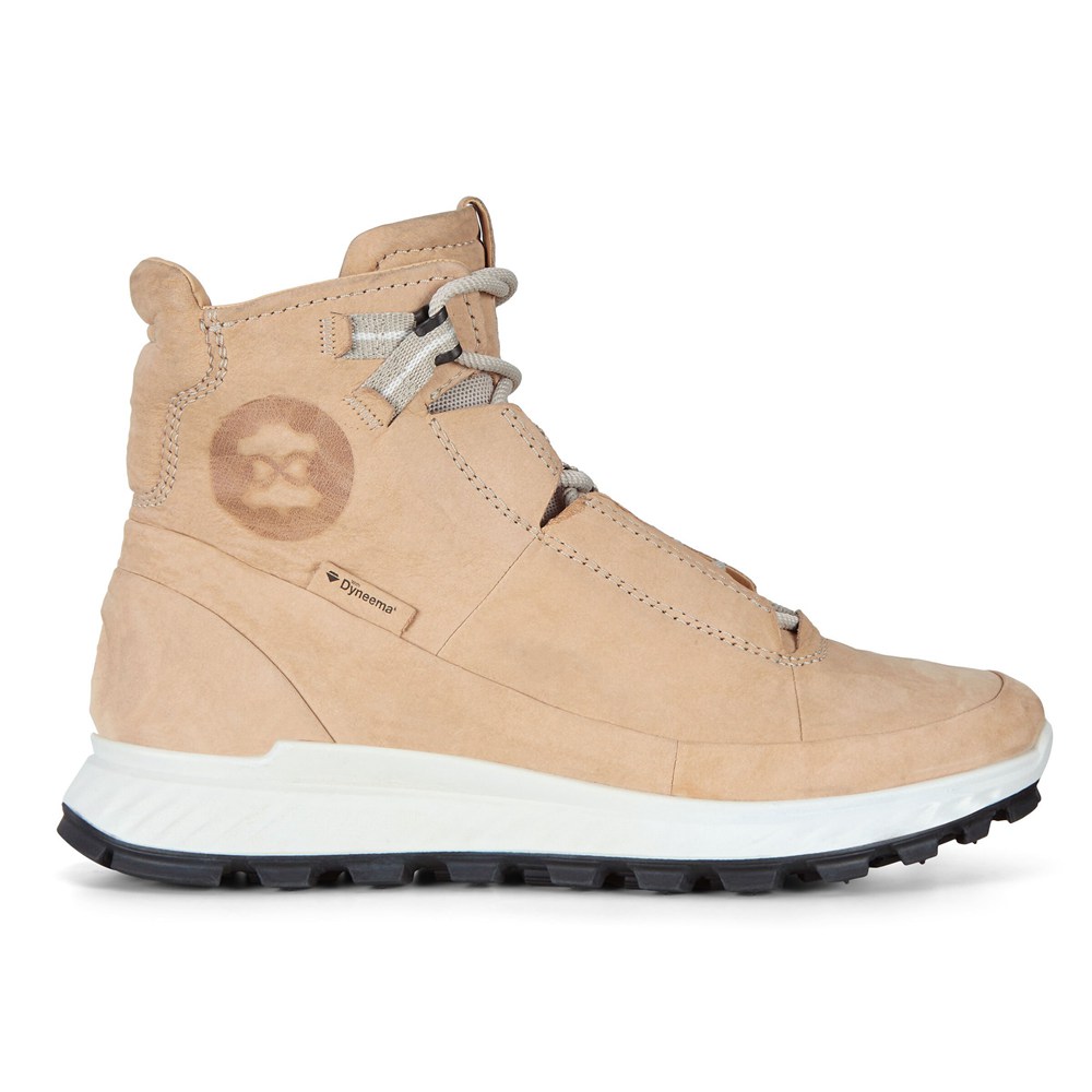 Tenis De Montaña Mujer - ECCO Exostrike Mid Boot - Beige - PVM874195